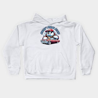 Cool Bear & Cool Car Kids Hoodie